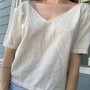 Handmade linen box top